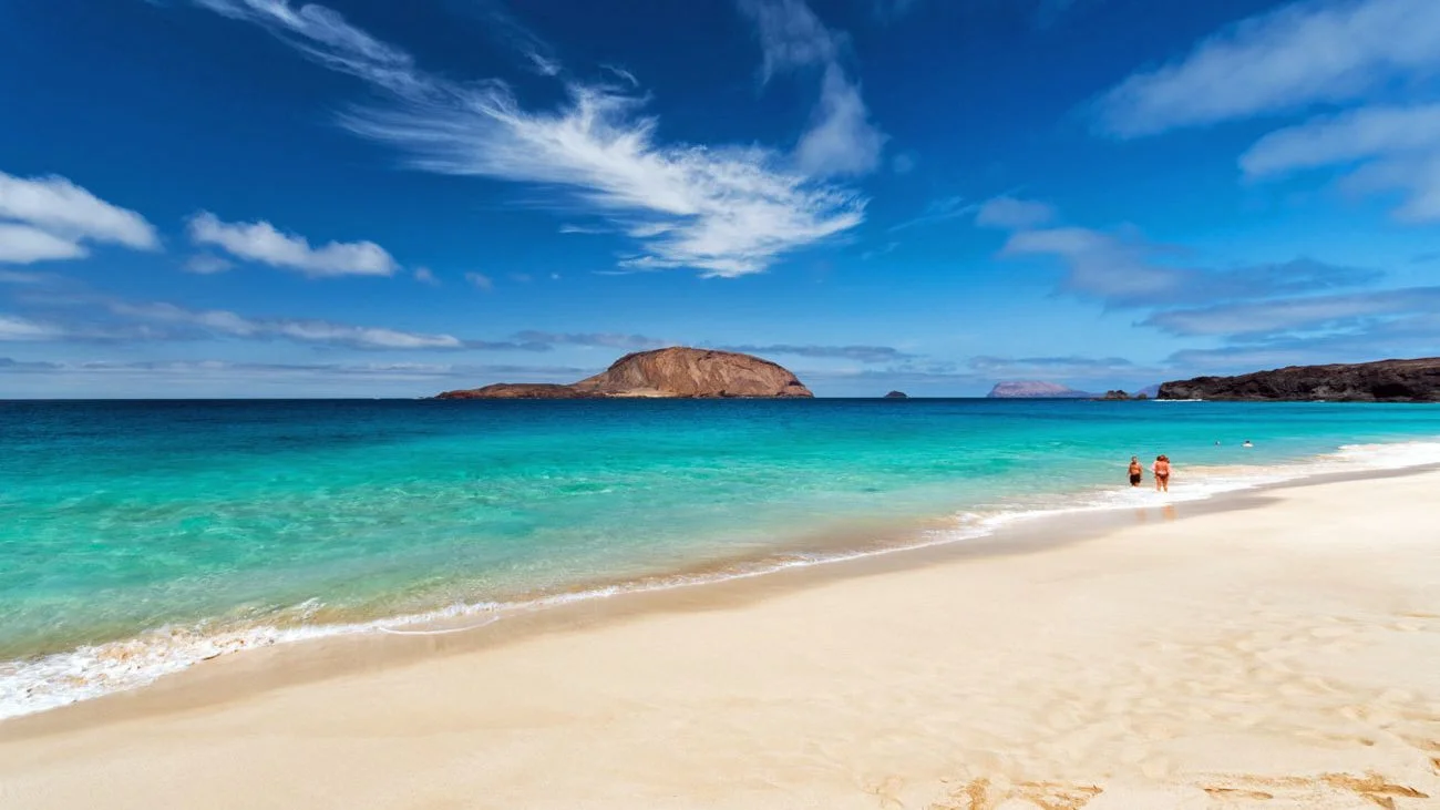 Mejor playa de La Graciosa