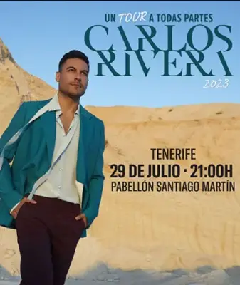 Concierto Carlos Rivera Santa Cruz de Tenerife 2023