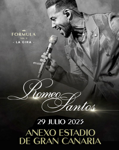 Concierto Romeo Santos en Las Palmas 2023