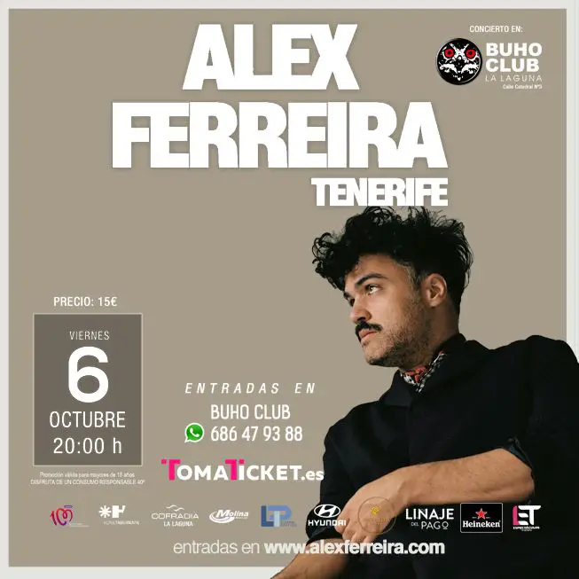 Alex Ferreira en Tenerife