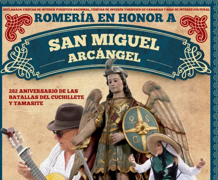 Fiestas Juradas en honor a San Miguel Arcángel en Tuineje. programa de Actos y fechas