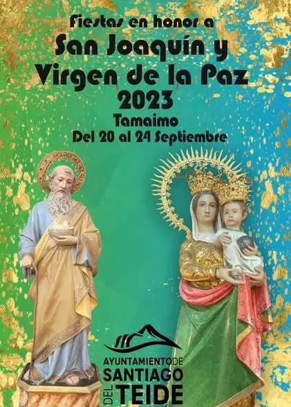 Fiestas San Joaquín y Virgen de la Paz en Tamaimo 2023.