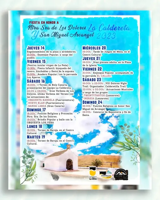 Fiestas de La Caldereta 2024. programa de actos y fechas