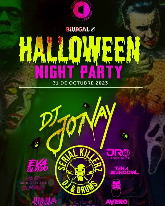 Fiesta disco: Halloween Night Party 2023 en Aguere Espacio Cultural
