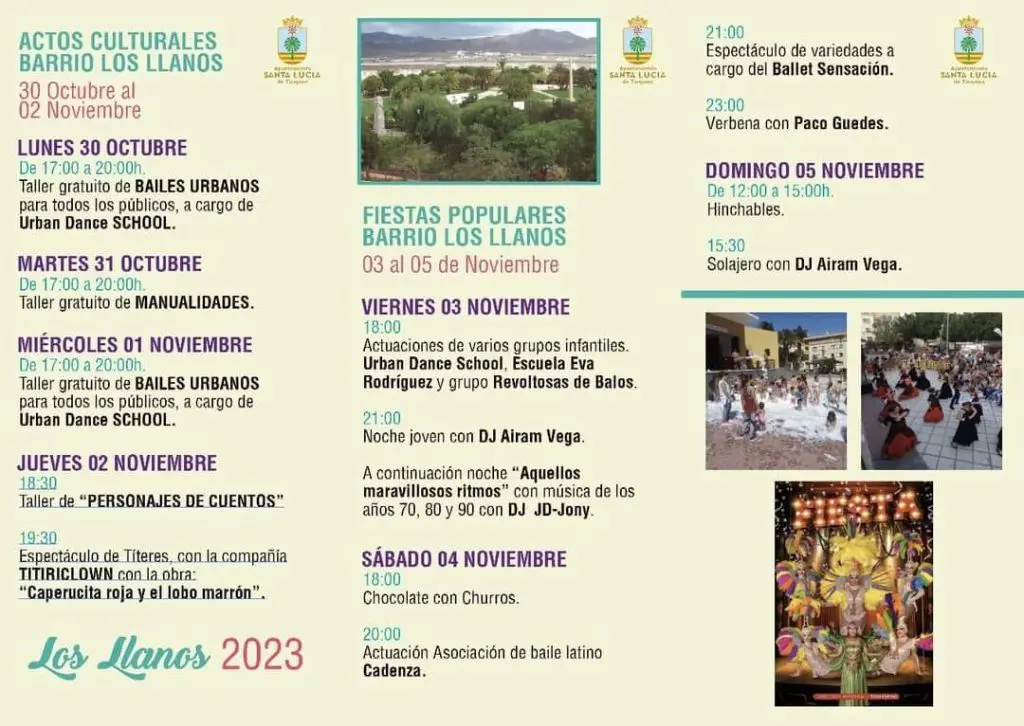 Fiesta de Los Llanos 2023 en Santa Lucía de Tirajana