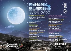 Noche en Blanco en La Victoria de Acentejo 2023. Programa de Fiestas de la Noche en Blanco en La Victoria de Acentejo