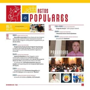 Programa de Actos Religiosos y Populares