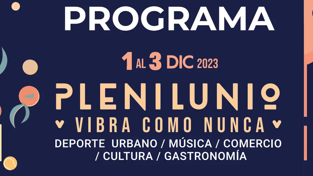 Programa Plenilunio Santa Cruz de Tenerife Diciembre 2024