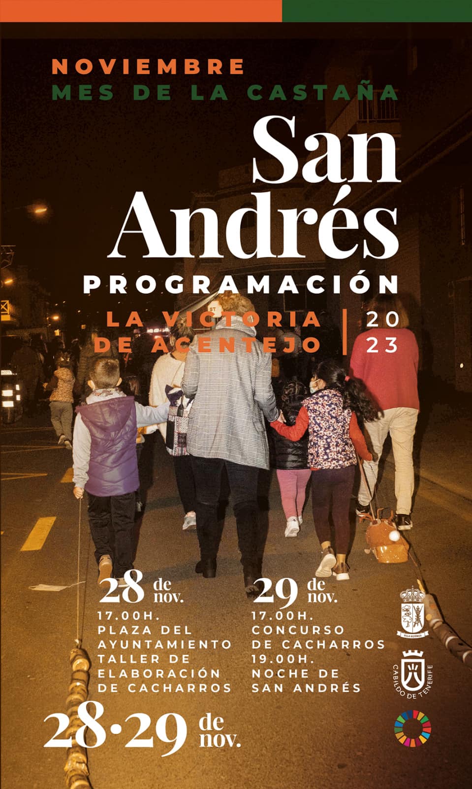 Programación de Actos, Eventos y Fechas de las Fiestas de San Andrés en La Victoria de Acentejo 2023