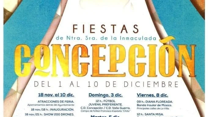 Fiestas de la Inmaculada Concepción de María en la Villa de Valverde 2024.