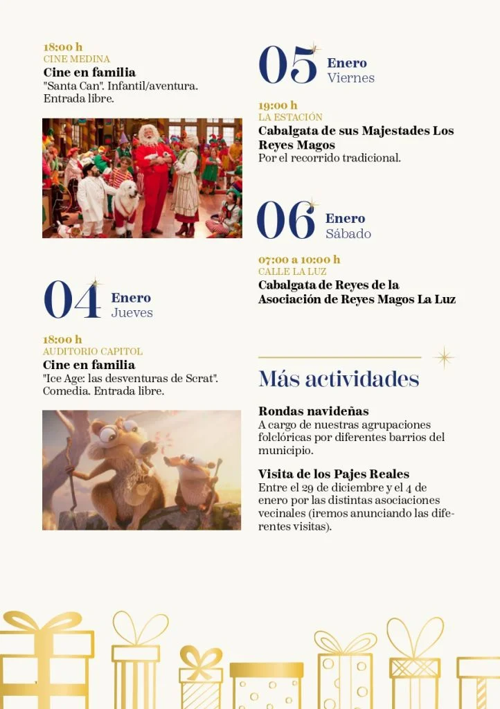 Agenda de Eventos para estas Navidades: Todos los eventos de la Navidad de Tacoronte 2023-2024