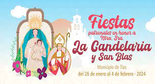 Fiestas de la Candelaria y San Blas 2024 en Tías