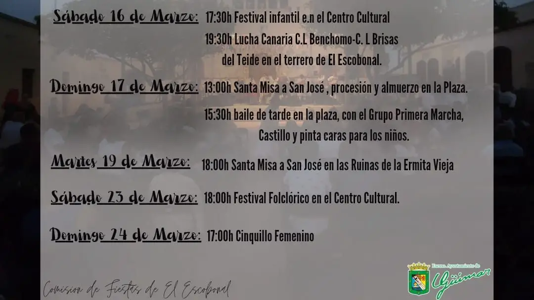 Fiestas de San José en el Escobonal 2024 Güimar