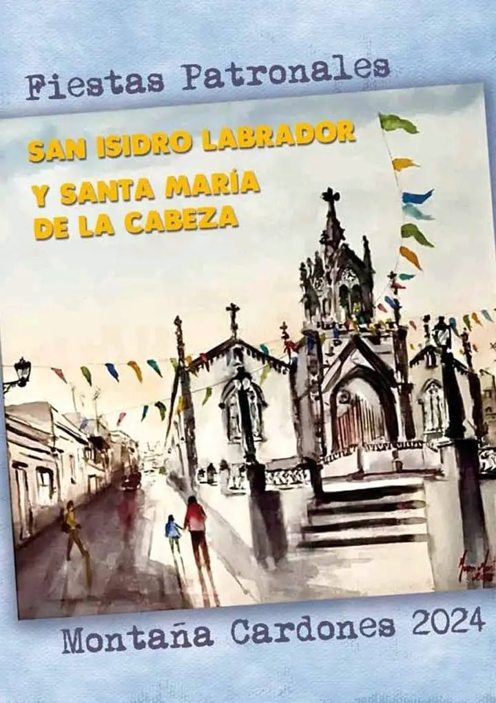 Programa de las Fiestas de San Isidro Labrador y Santa María de la Cabeza 2024 en Montaña Cardones, Arucas (Gran Canaria).