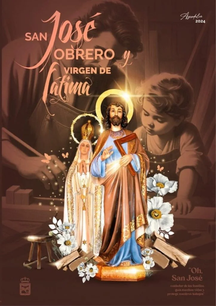 Cartel Fiestas de San José Obrero y la Virgen de Fátima en Aguadulce 2024 Guía de Isora