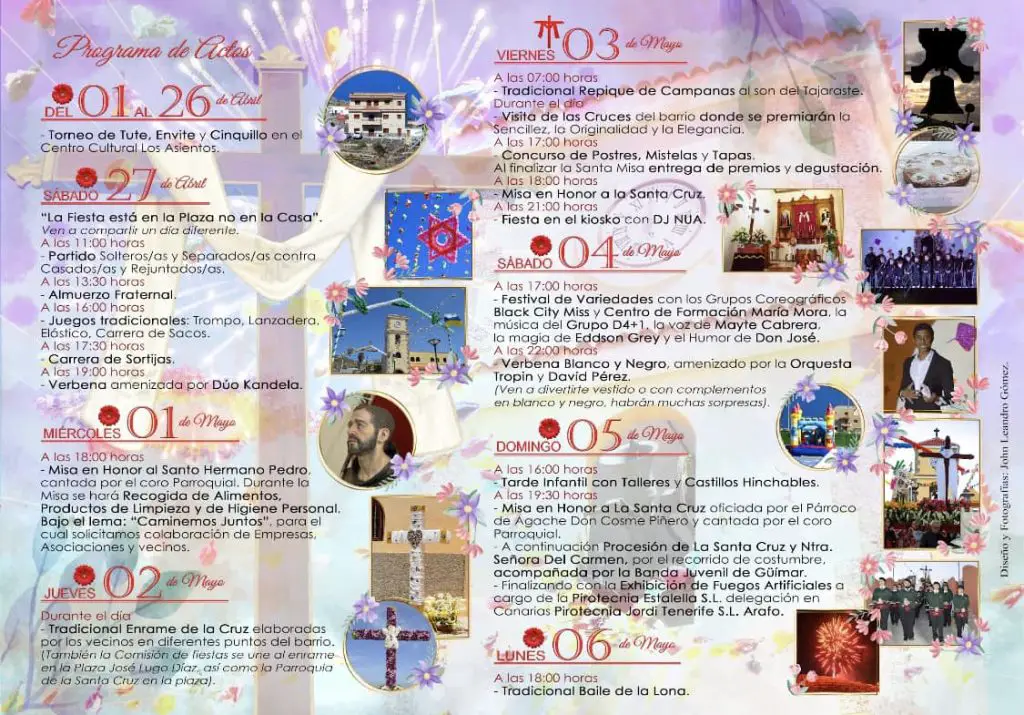 ¿Cuándo se celebran las Fiestas de La Santa Cruz del Lomo de Mena 2024? Eventos destacados con fechas y horarios. Cartel