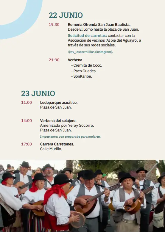 Diversión infantil y tradición. Programa completo de las Fiestas