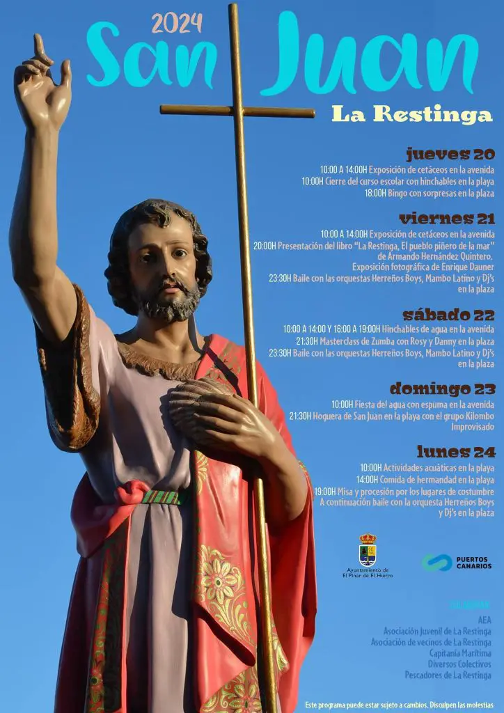 Fiestas de San Juan Bautista en La Restinga 2024 El Pinar