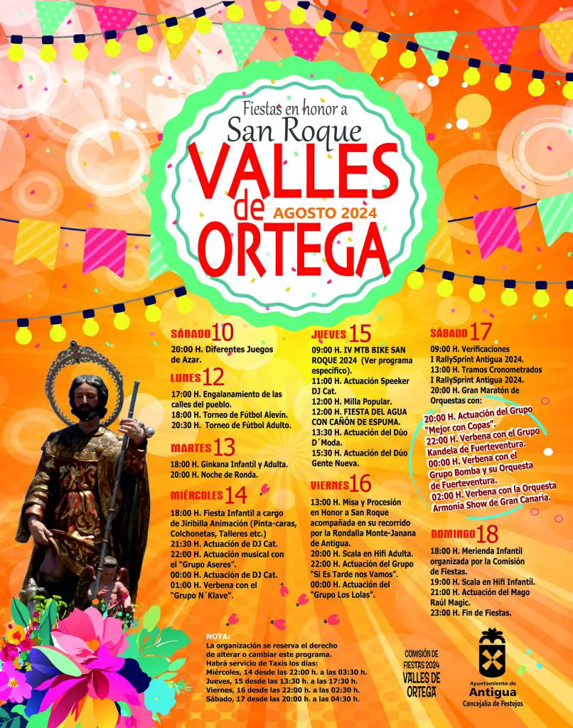 El encantador pueblo de Valles de Ortega se prepara para vivir una semana llena de emoción del 10 hasta el 18 de agosto