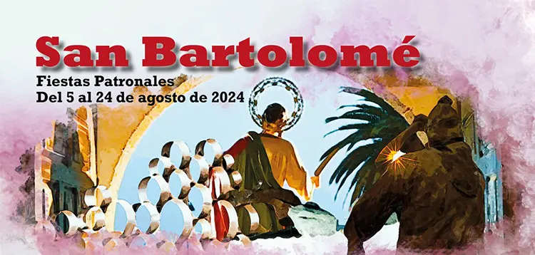 El Programa de las Fiestas de San Bartolomé 2024 se desarrolla del 08 al 24 de agosto.